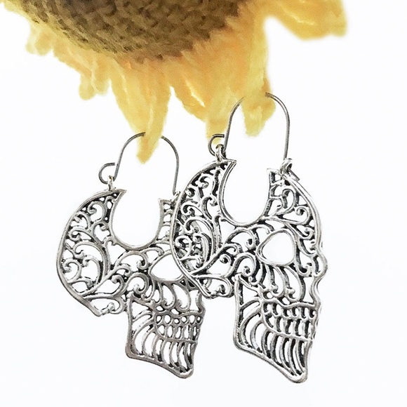 GlitzBlitz Boutique Jewelry - 2/$20! Boho Sugar Skull Earrings